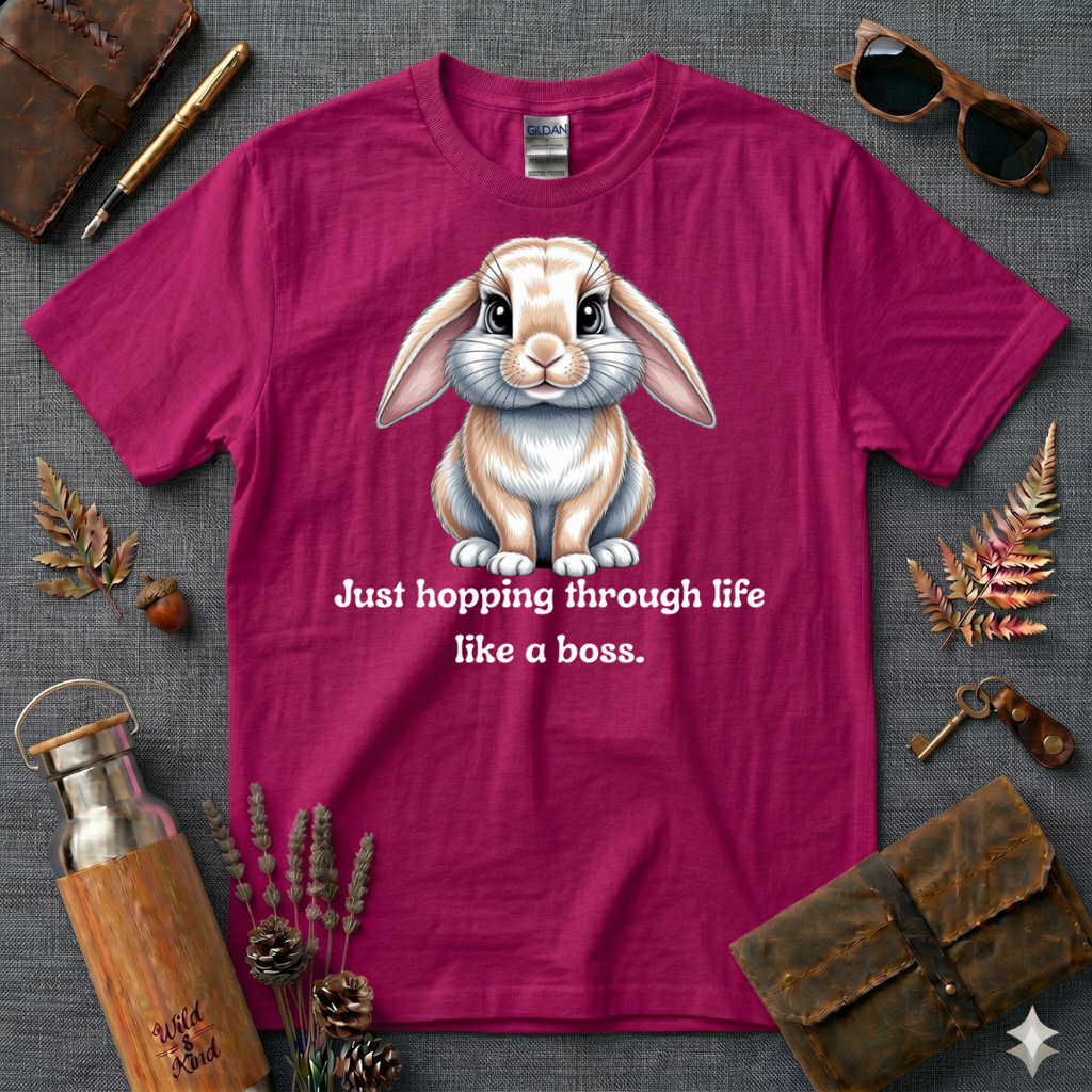 Just Hopping through Life Bunny T-Shirt