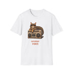 Caturday Vibes — Domestic Divas Cat Boombox Tee