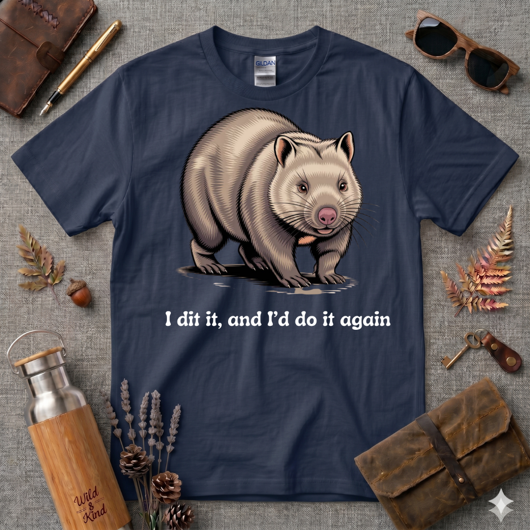 I did it and I'd do it again Wombat T-Shirt