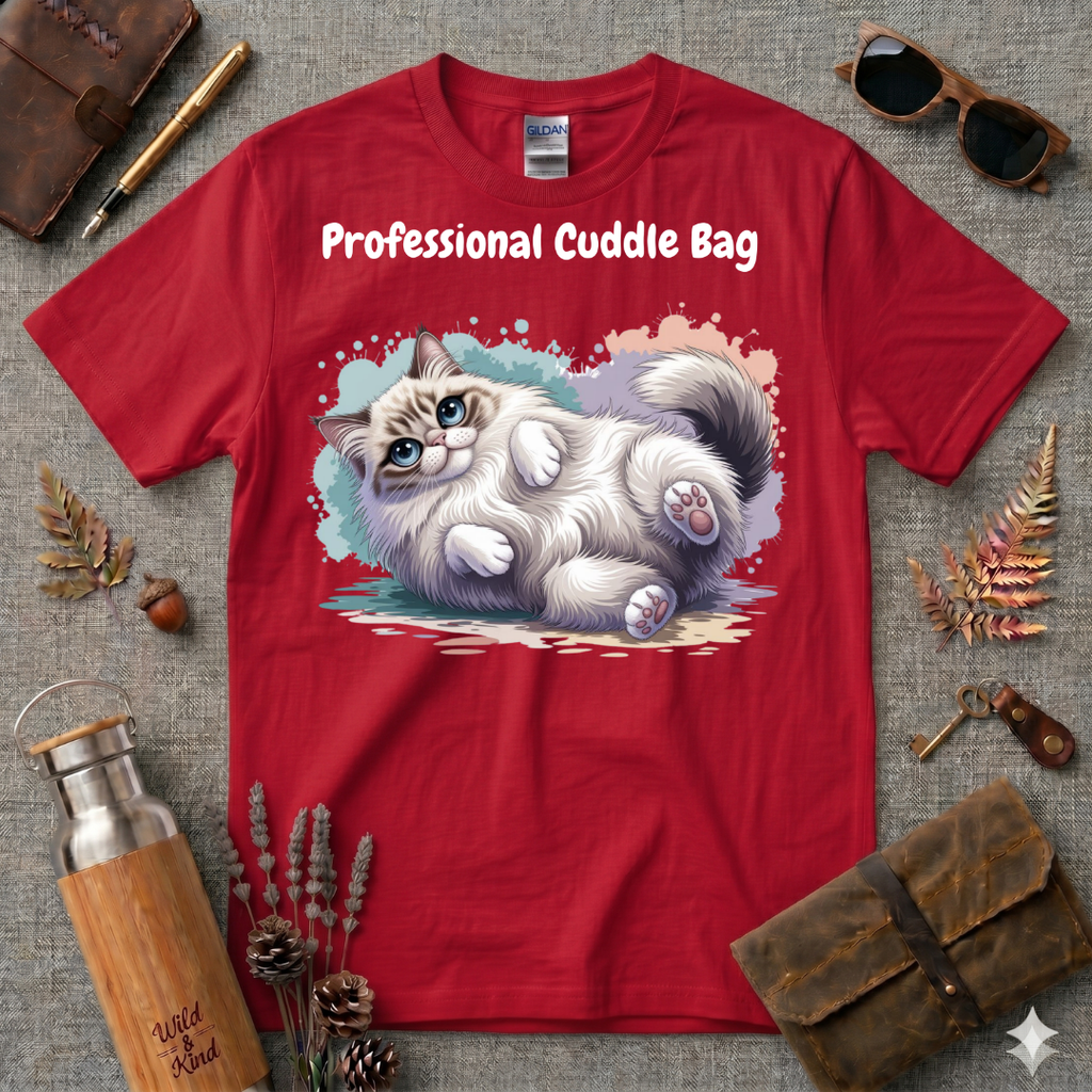 Professional Ragdoll Cuddle Bag T-Shirt