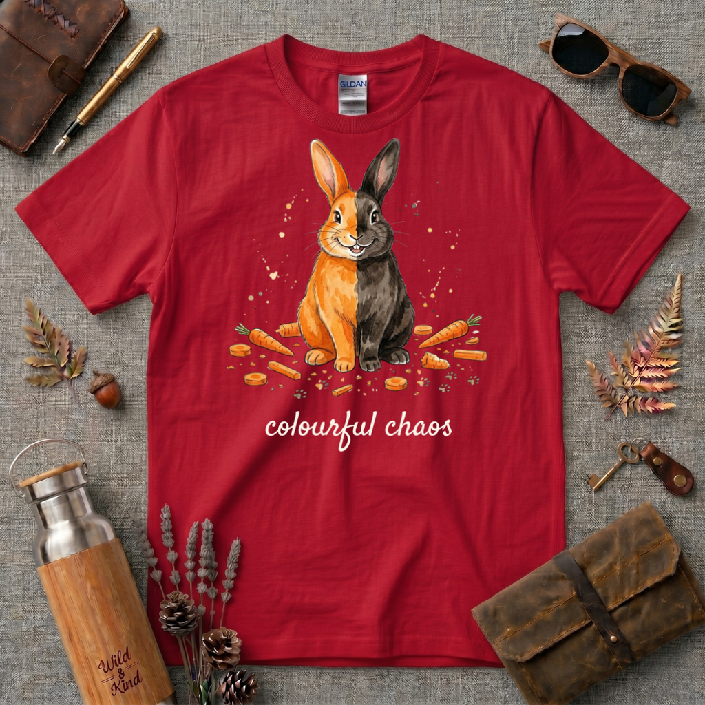 Colourful Chaos Bunny T-Shirt