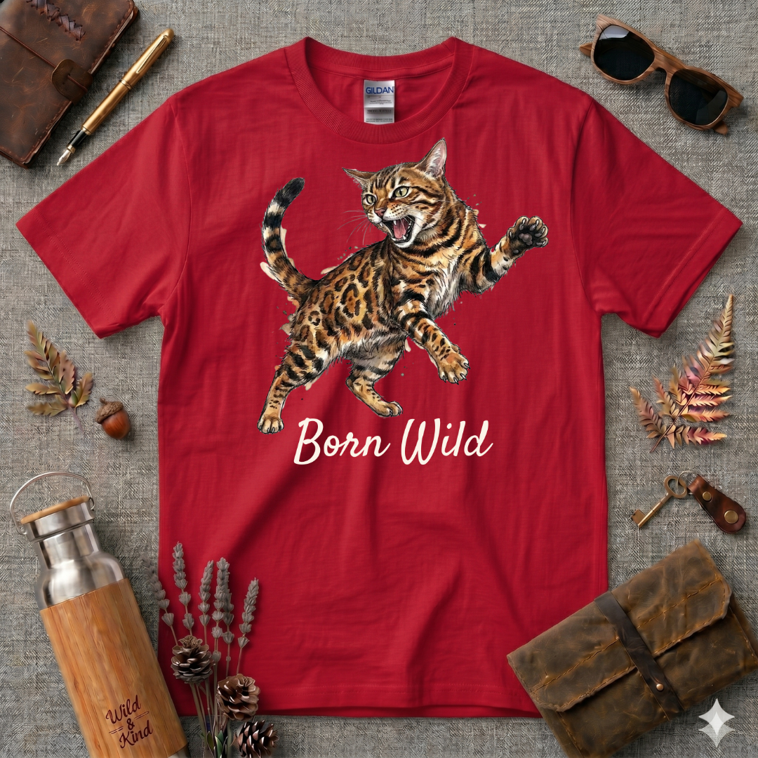 Born Wild Cat T-Shirt