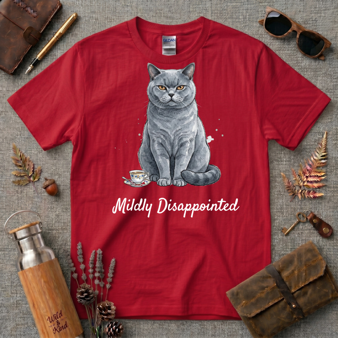 Mildly Disappointed Cat T-Shirt
