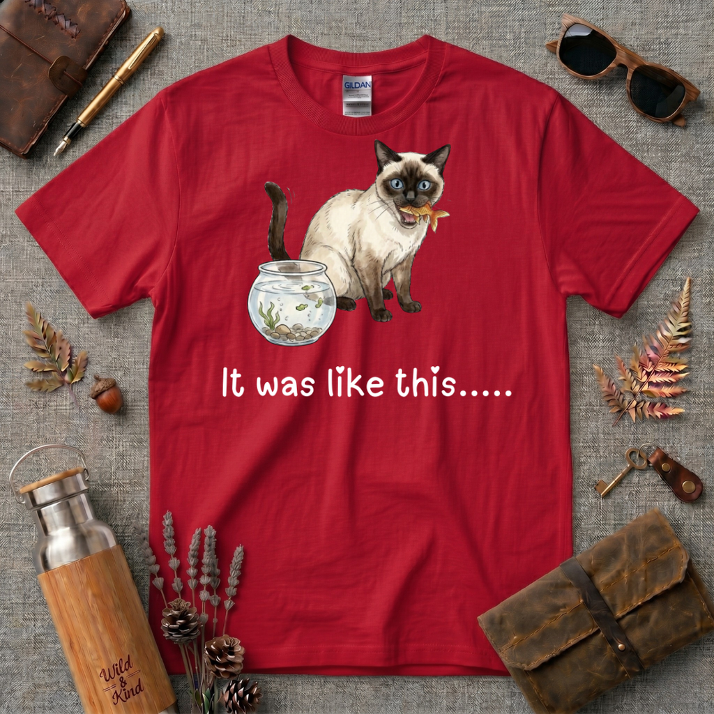 It was like this Cat T-Shirt