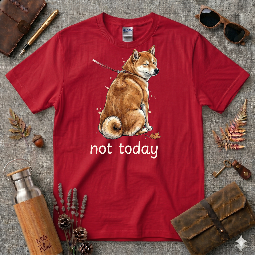 Not Today Dog T-Shirt