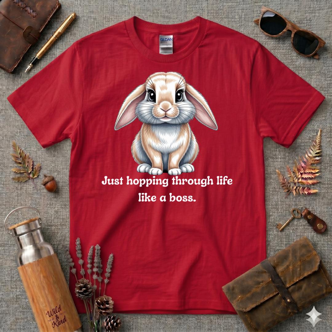 Just Hopping through Life Bunny T-Shirt