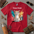 Chaos Mode Cartoon Cat T-Shirt