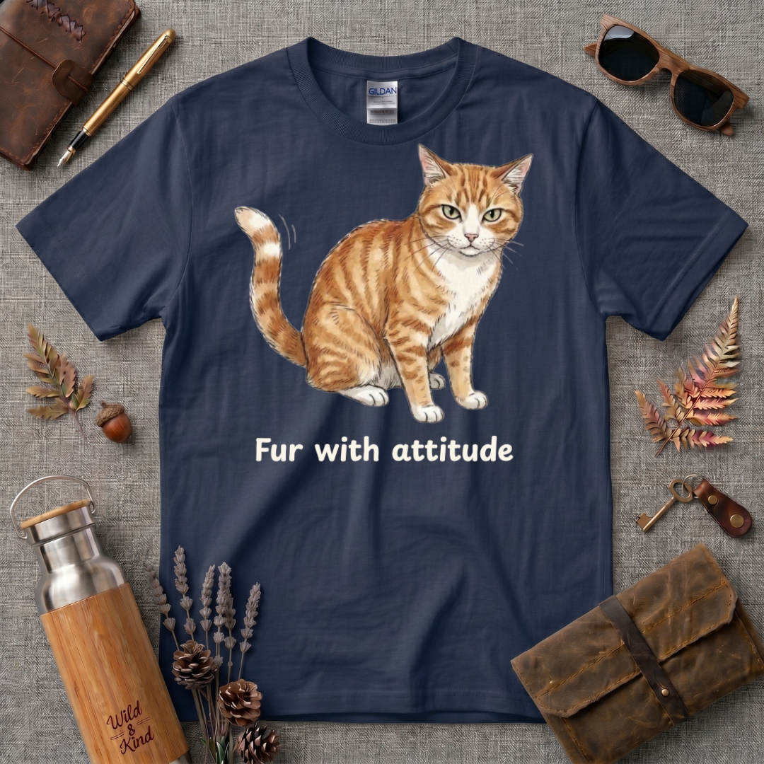 Fur with Attitude Cat T-Shirt