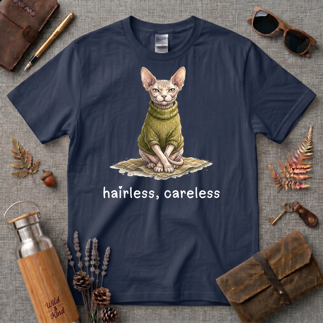 Hairless, Careless Cat T-Shirt