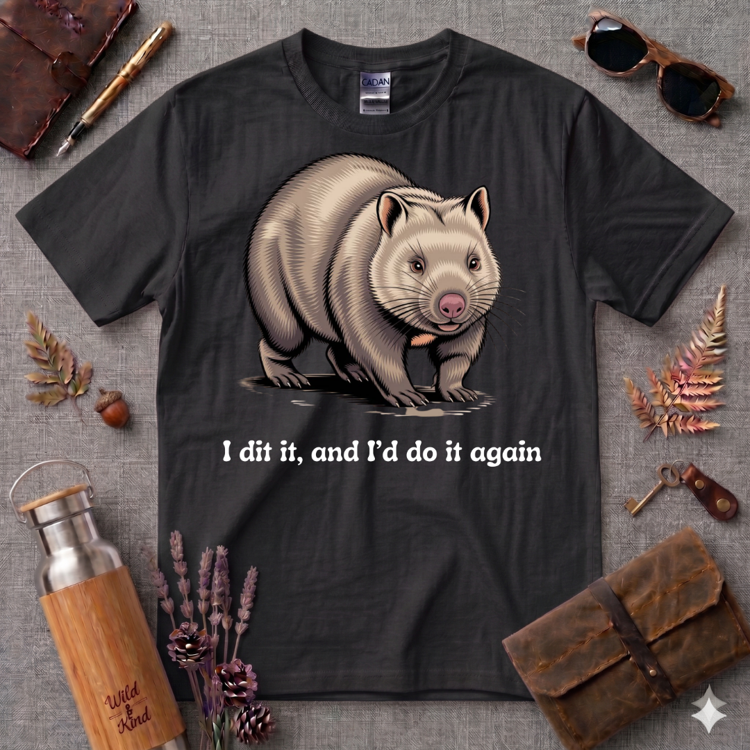 I did it and I'd do it again Wombat T-Shirt