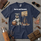 Barks and Buckets Schnauzer Basketball T-Shirt
