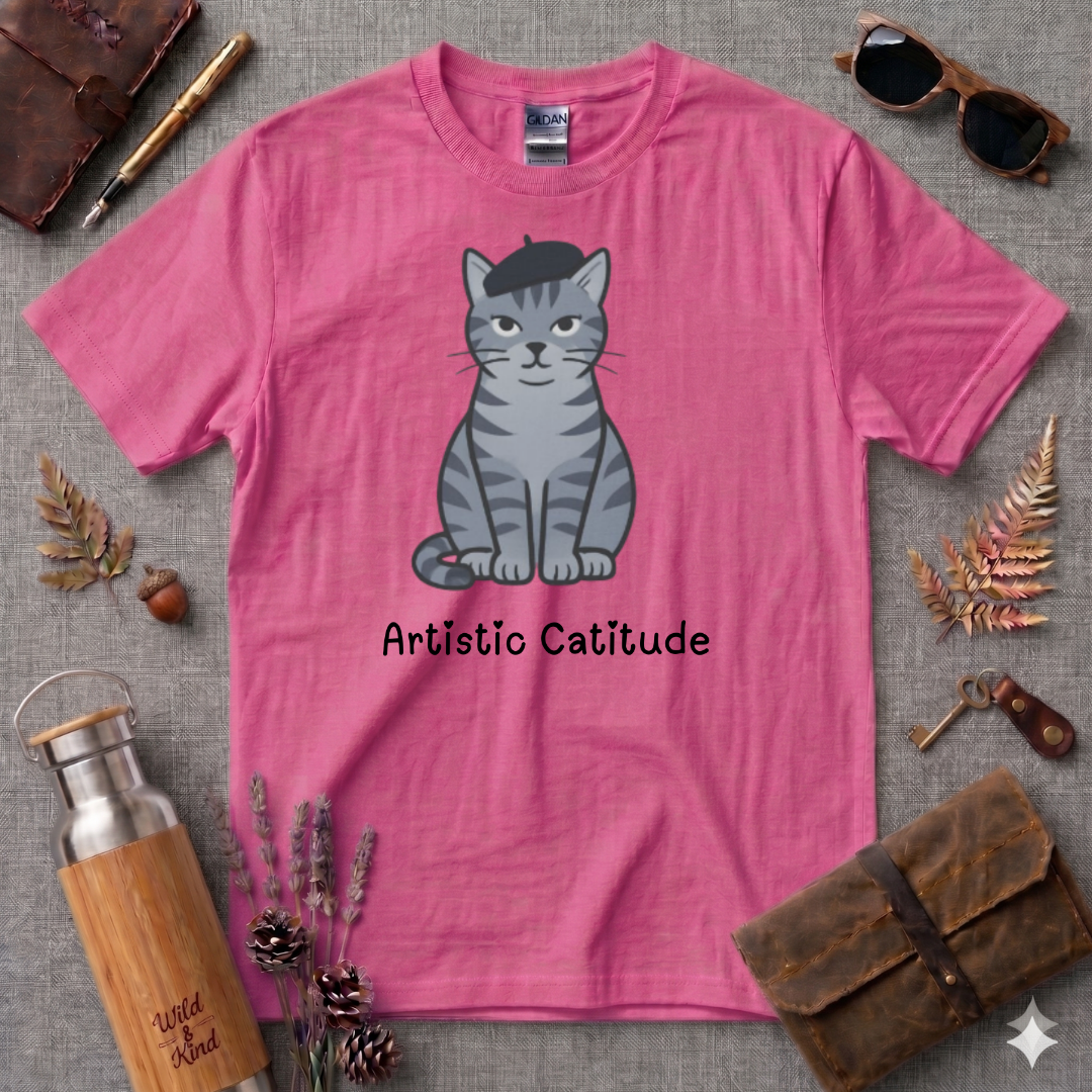 Artistic Catitude T-Shirt