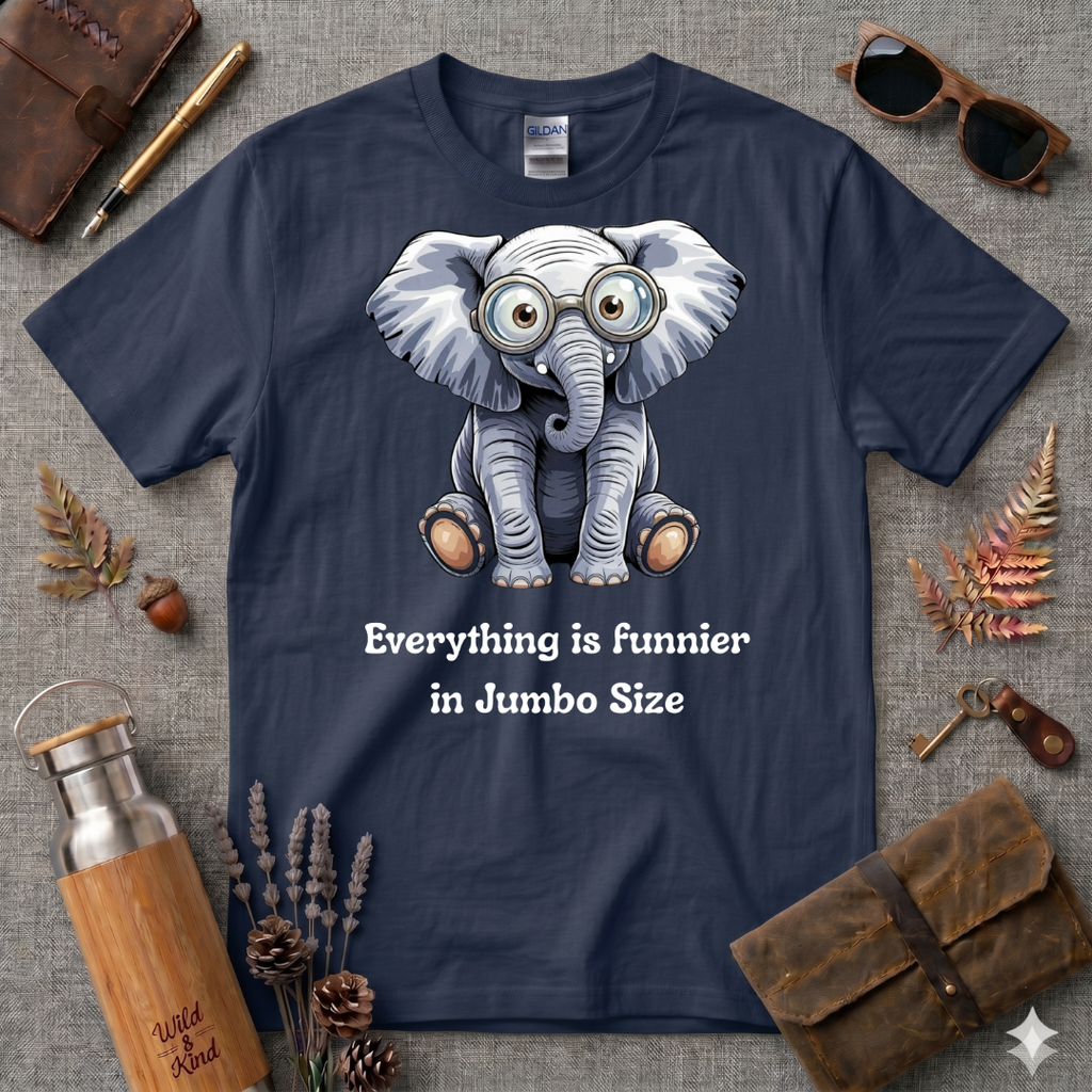 Everything is Funnier Elephant T-Shirt