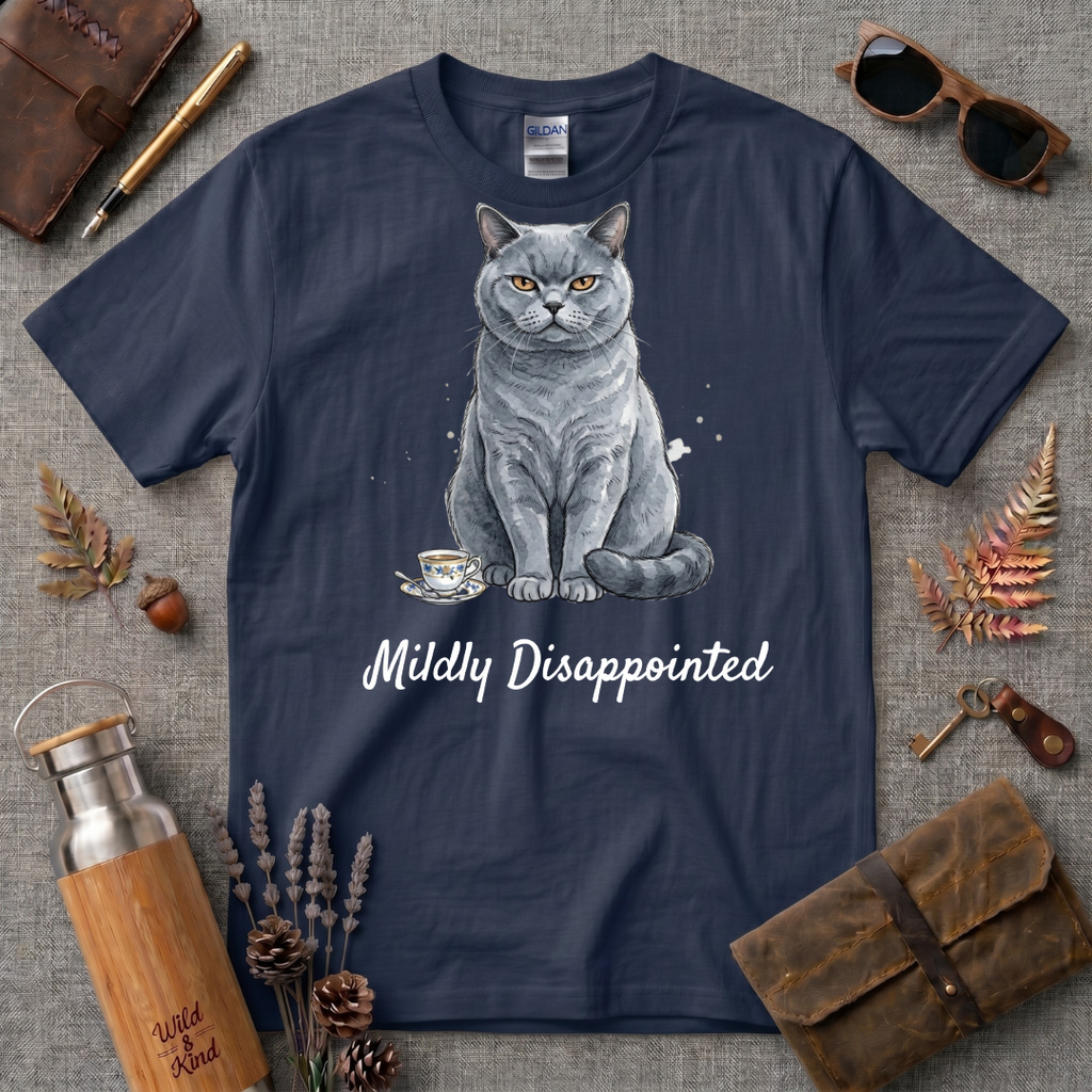 Mildly Disappointed Cat T-Shirt