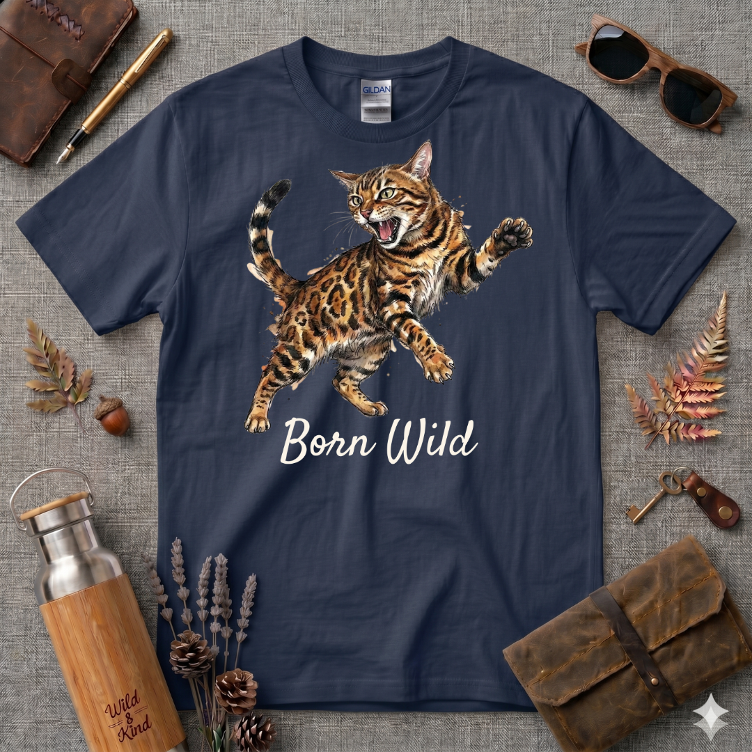 Born Wild Cat T-Shirt