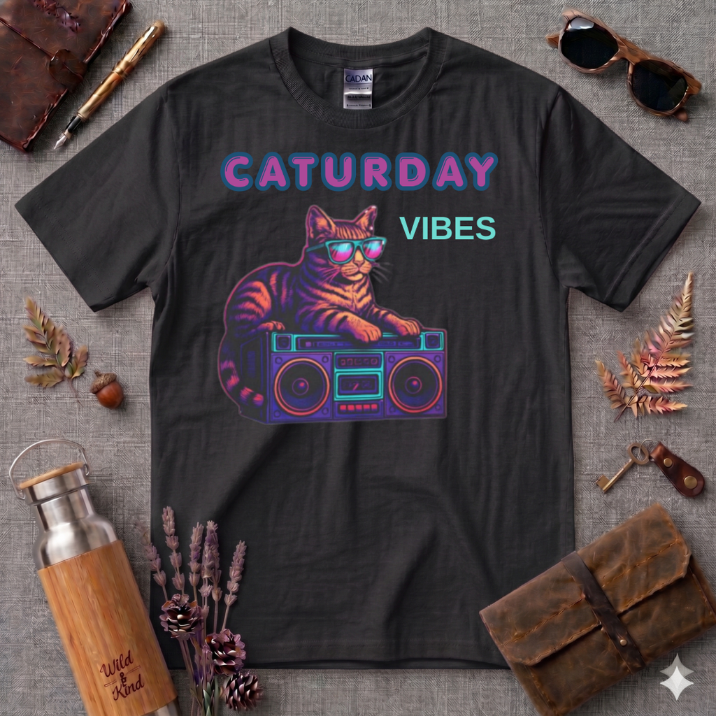 Caturday Vibes T-Shirt