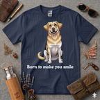 Born to make you smile Labrador T-Shirt