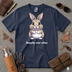 Hoopily Every After Cartoon Bunny T-Shirt