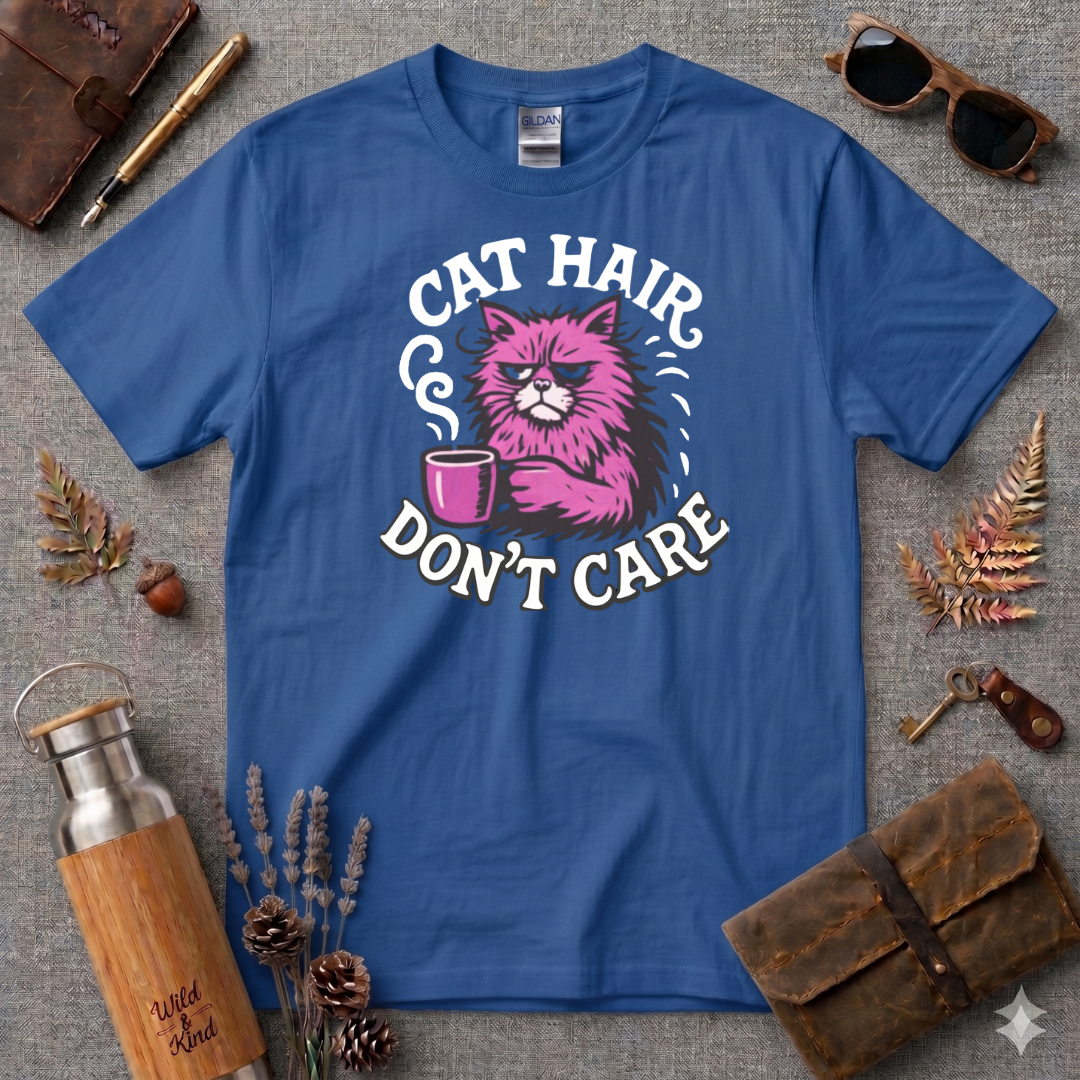 Cat Hair Don't Care T-Shirt