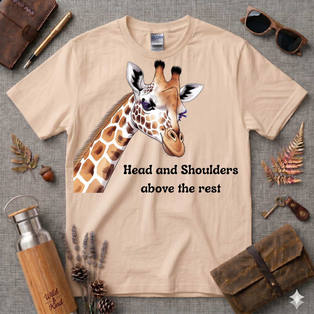 Head and Shoulders Giraffe T-Shirt
