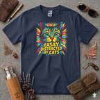 Easily distracted by cats T-Shirt