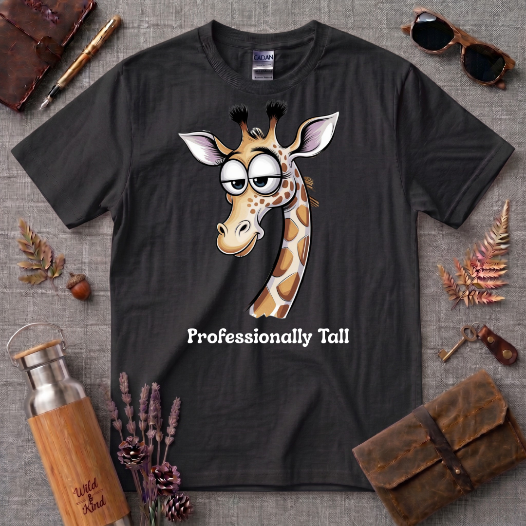 Professionally Tall Giraffe T-Shirt