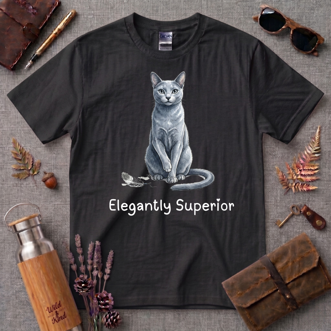 Elegantly Superior Cat T-Shirt