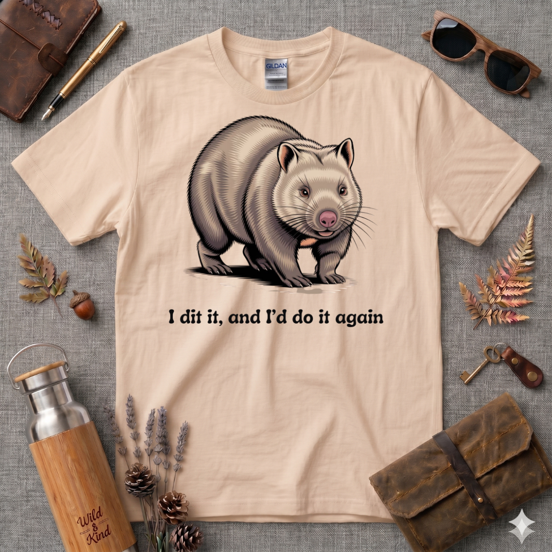 I did it and I'd do it again Wombat T-Shirt