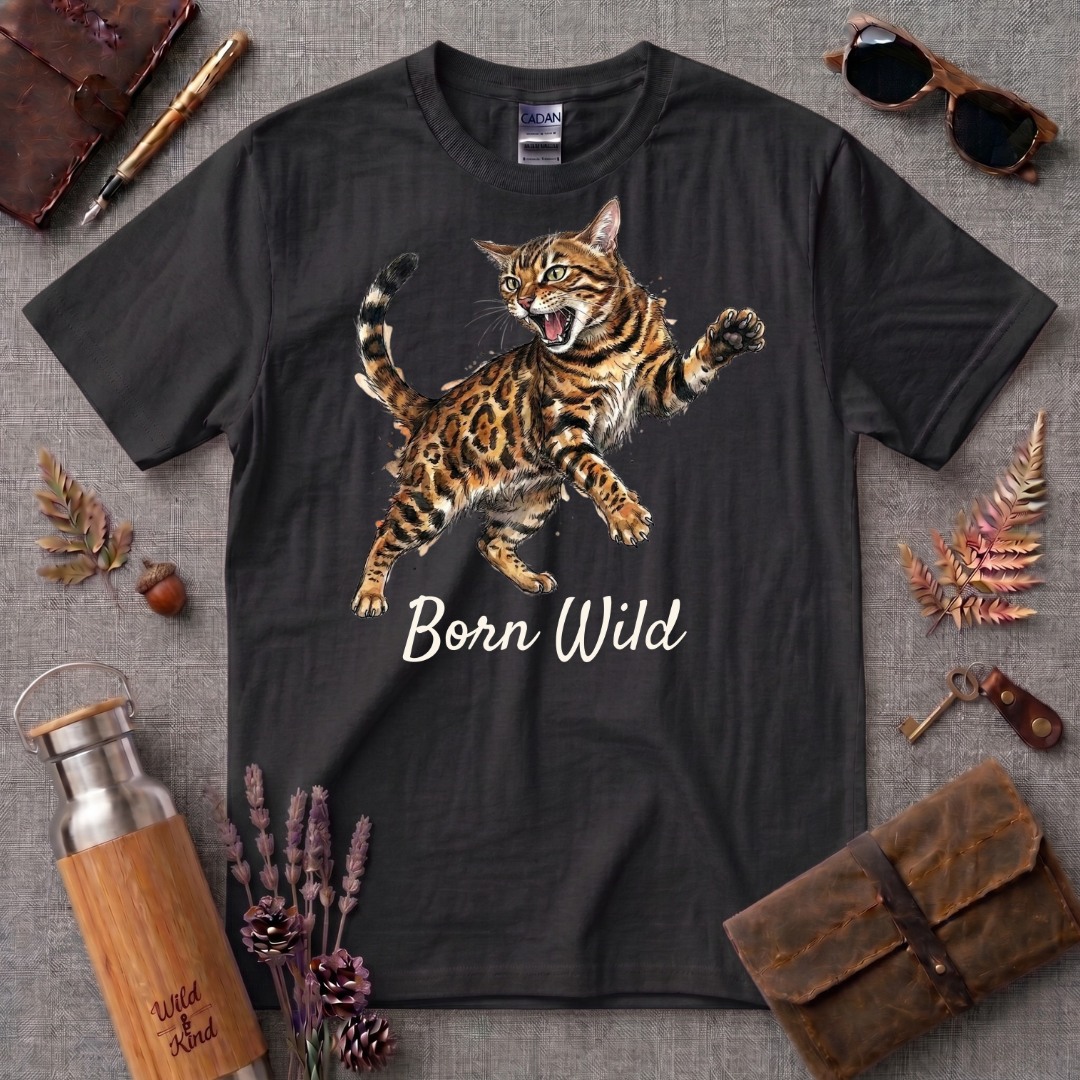 Born Wild Cat T-Shirt