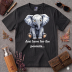Just Here for the Peanuts Elephant T-Shirt