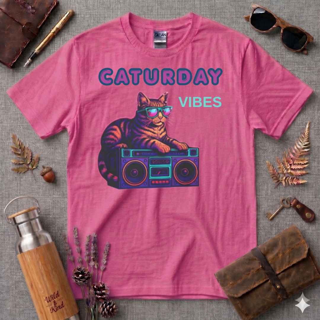 Caturday Vibes T-Shirt