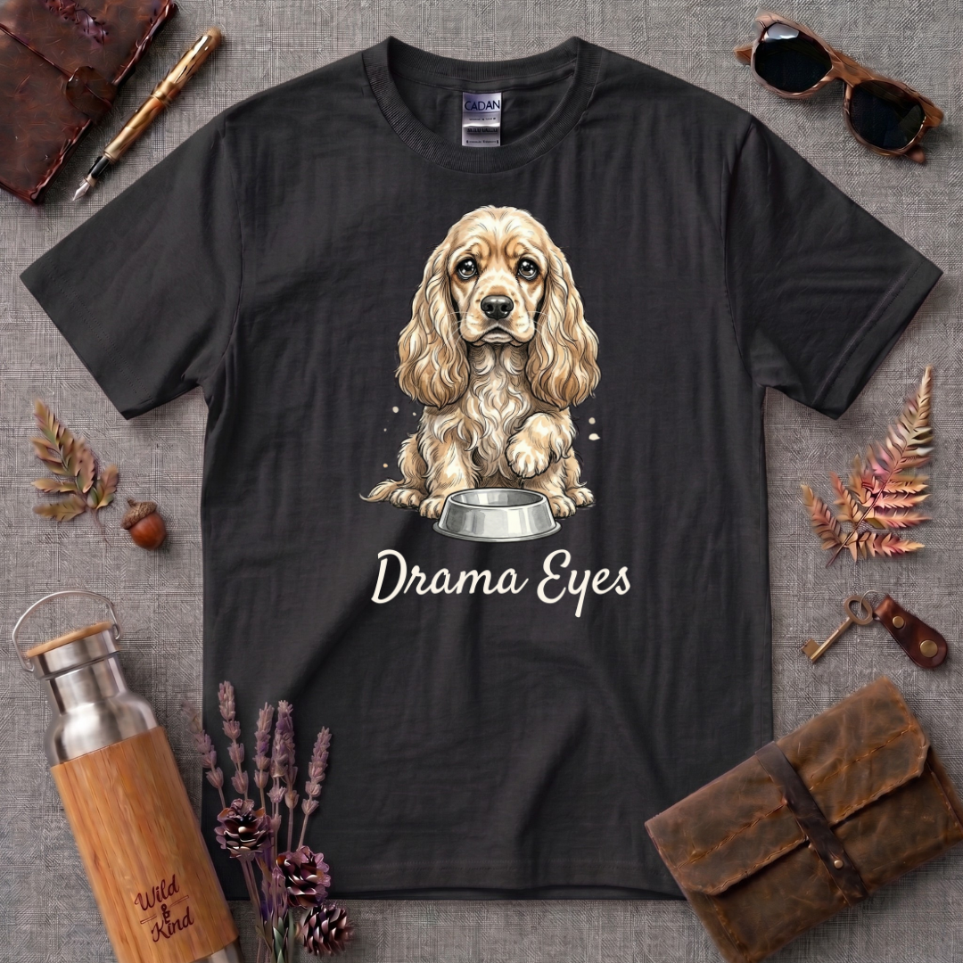 Drama Eyes Cocker Spaniel T-Shirt