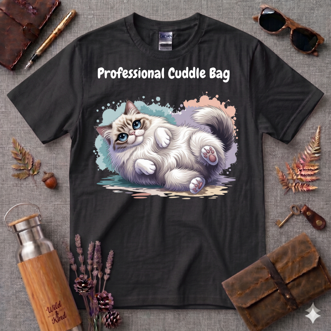 Professional Ragdoll Cuddle Bag T-Shirt