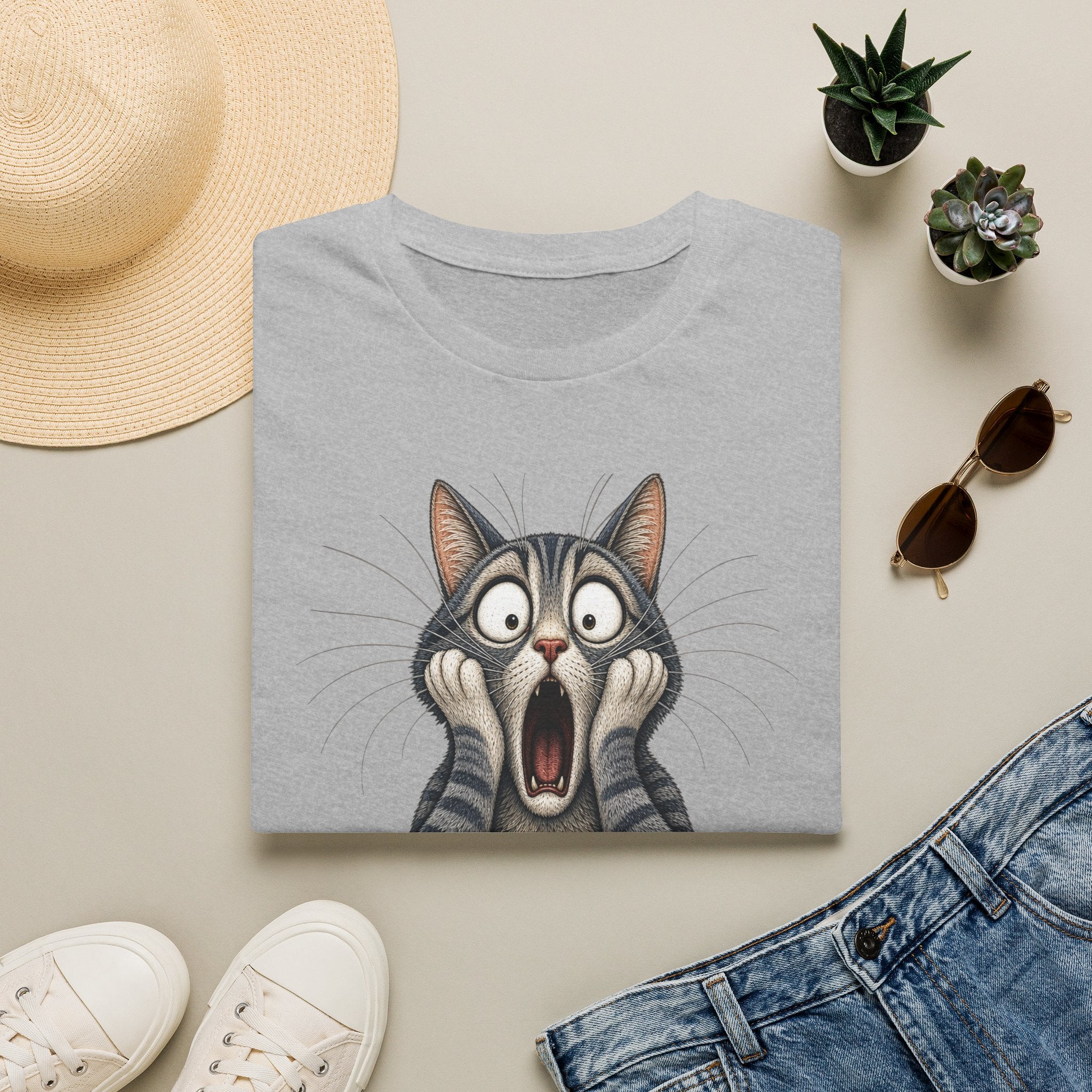 You've Got to Be Kitten Me — Domestic Divas Shocked Cat Tee