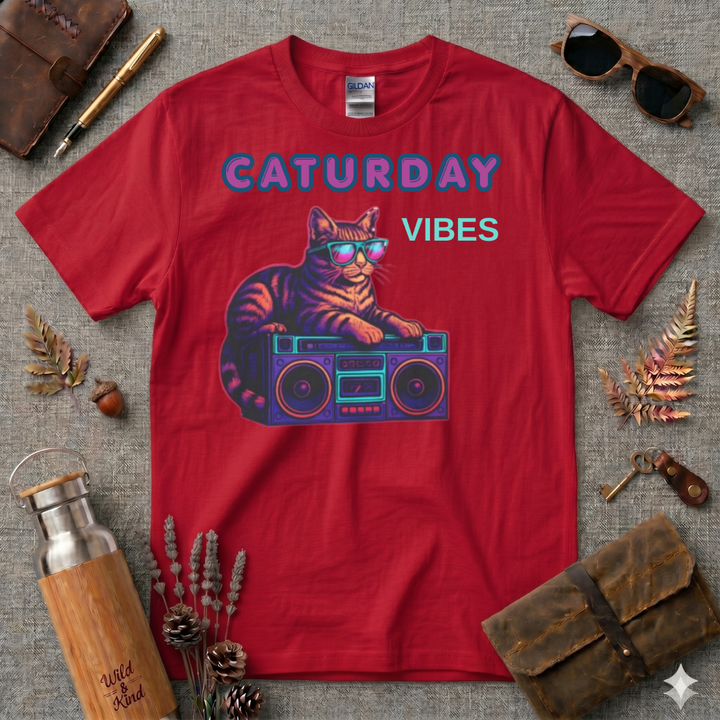 Caturday Vibes T-Shirt