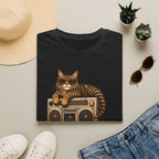 Caturday Vibes — Domestic Divas Cat Boombox Tee