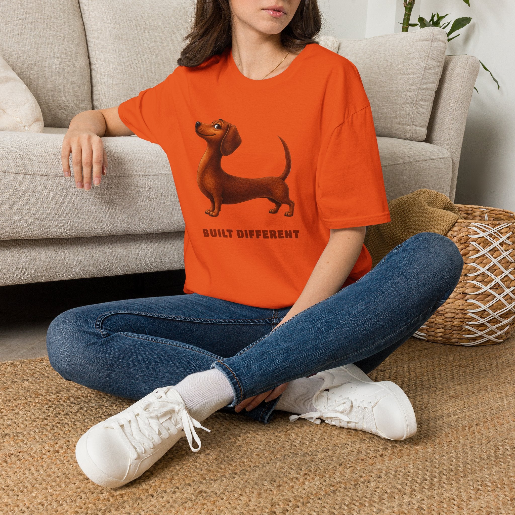 Built Different — Domestic Divas Dachshund Tee