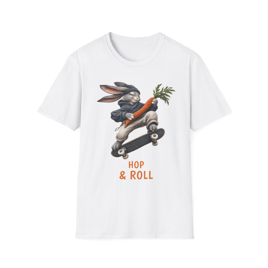 Hop & Roll — Domestic Divas Skateboarding Rabbit Tee