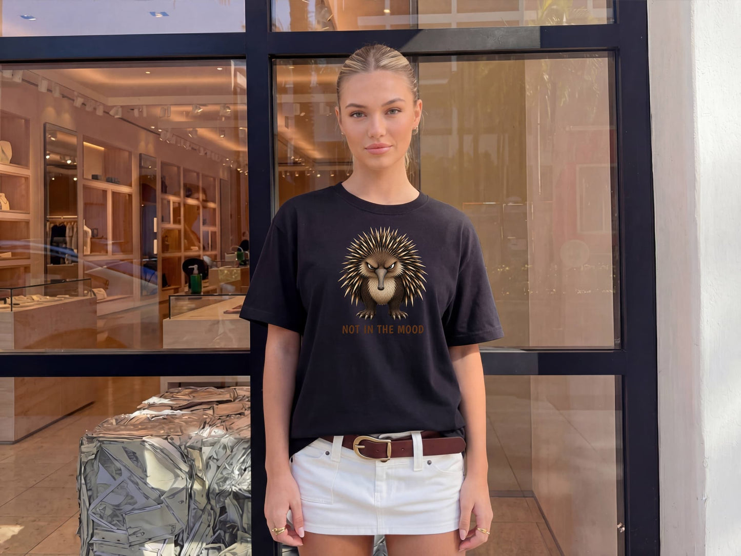 Not in the Mood — Outback Originals Echidna Tee