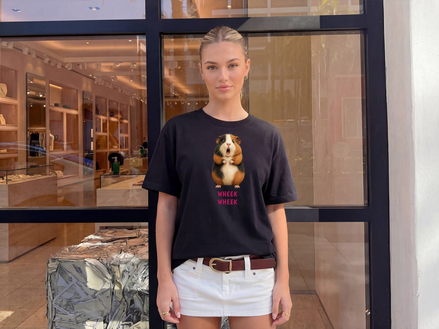 Wheek Wheek — Domestic Divas Guinea Pig Tee