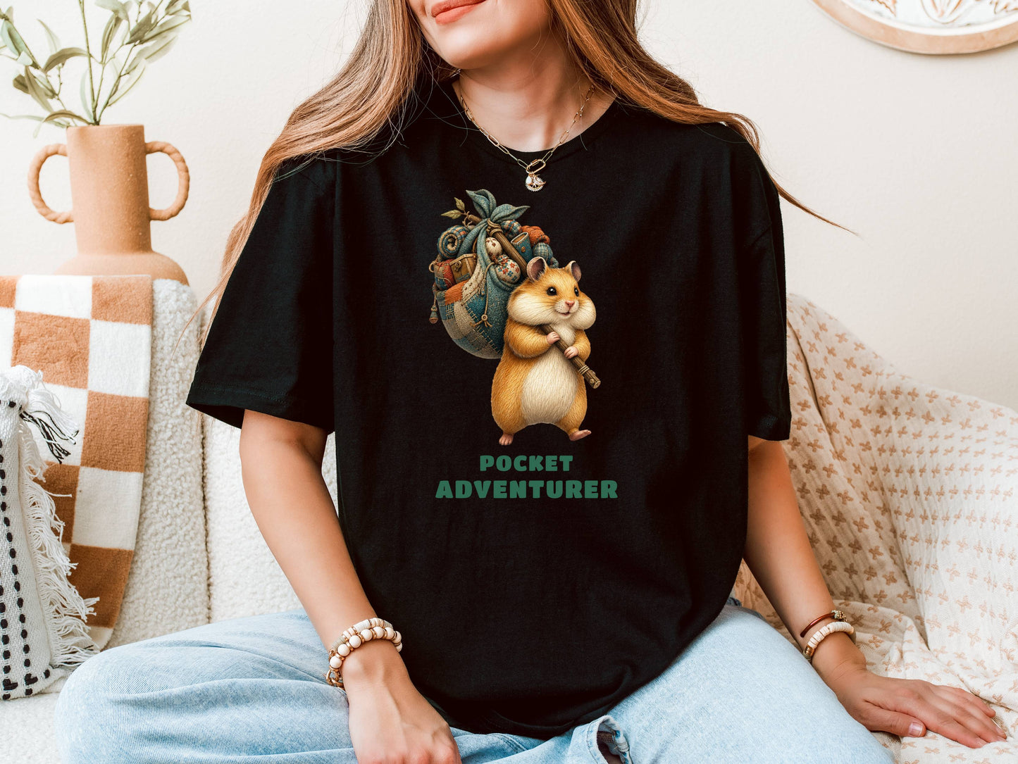 Pocket Adventurer — Domestic Divas Hamster Tee
