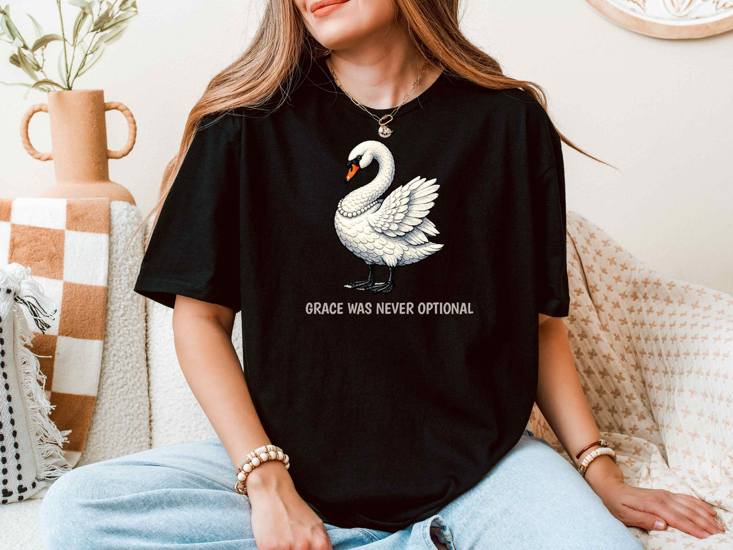 Swan T-Shirt | Fashion Animal Tee | Wild & Kind Couture Creatures