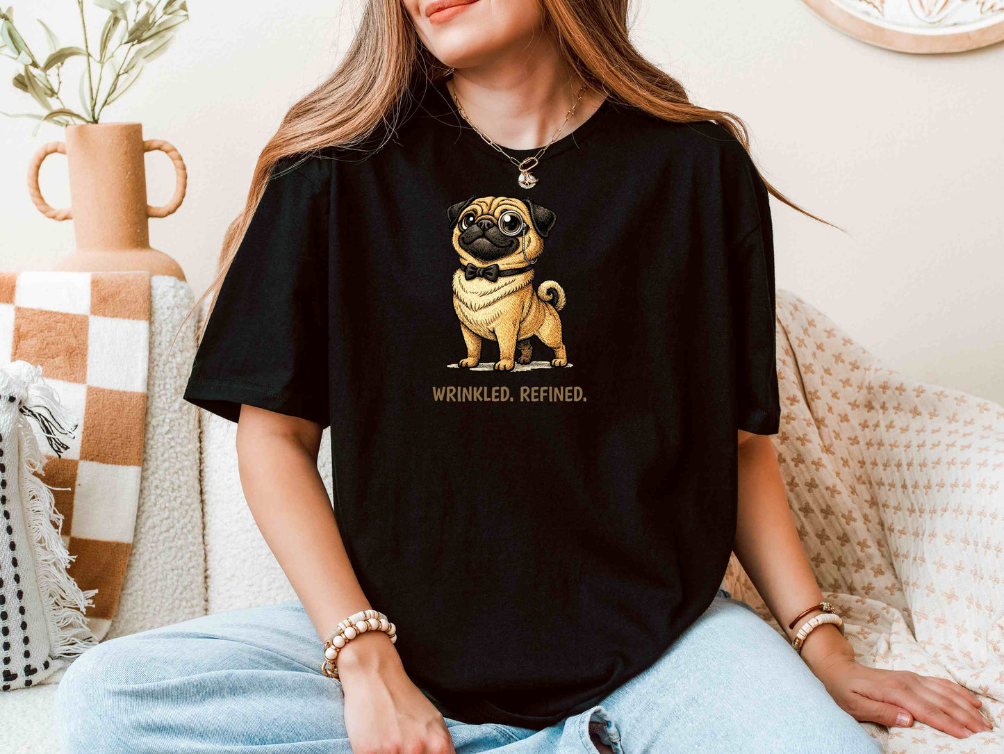 Pug T-Shirt | Fashion Dog Tee | Wild & Kind Couture Creatures