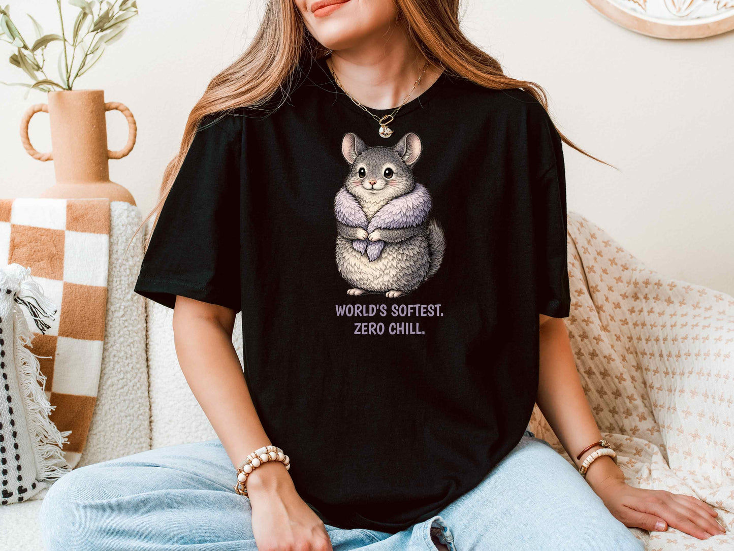 Chinchilla 'World's Softest, Zero Chill' T-Shirt