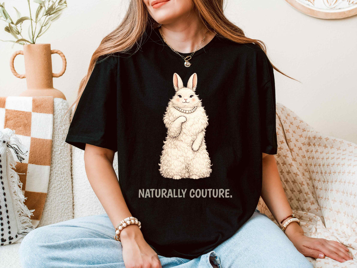 Angora Rabbit T-Shirt | Fashion Animal Tee | Wild & Kind Couture Creatures