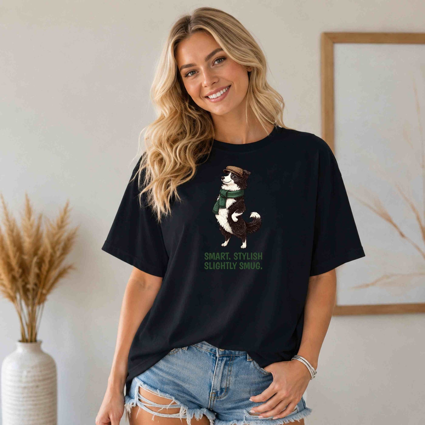 Border Collie T-Shirt | Fashion Dog Tee | Wild & Kind Couture Creatures