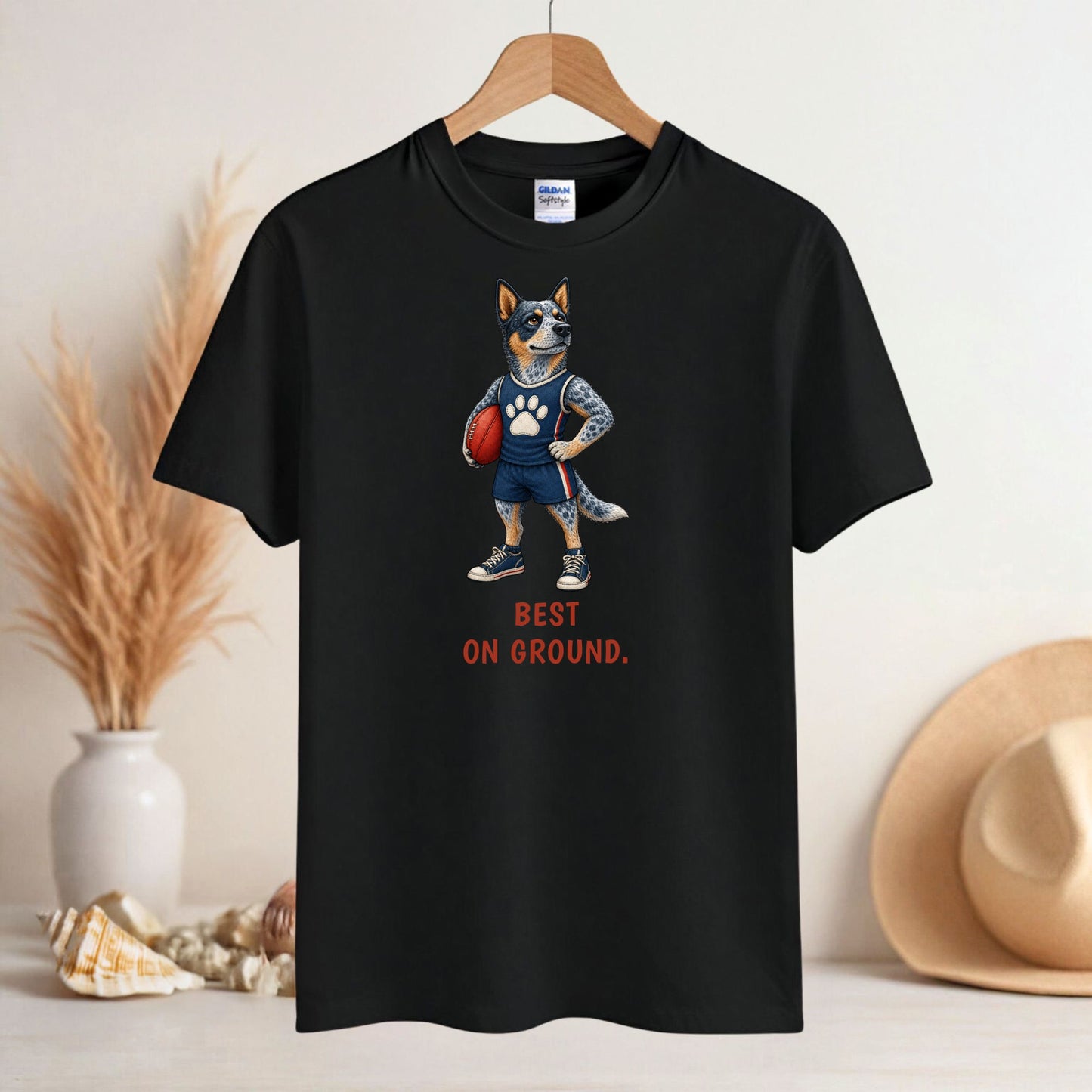 Best On Ground — AFL Blue Heeler Tee