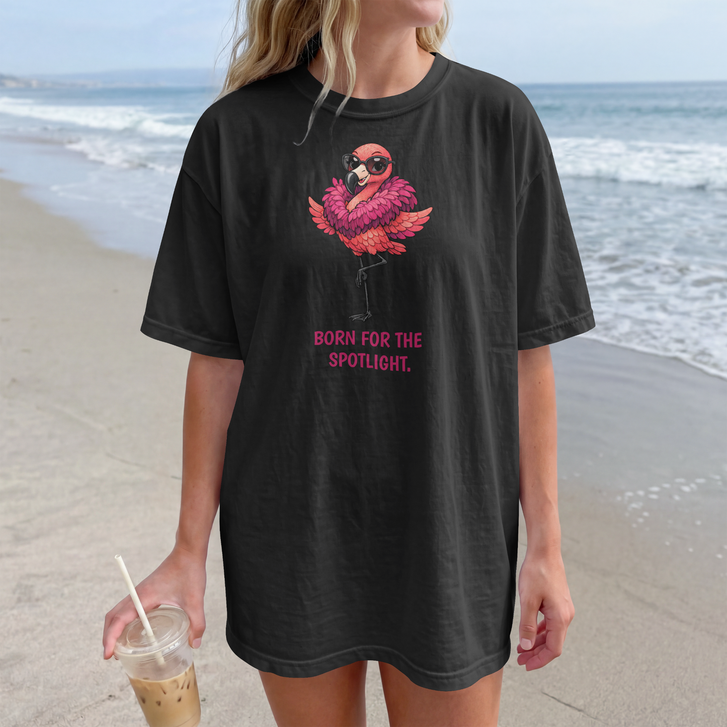 Fashion Flamingo T-Shirt | Glam Animal Tee | Wild & Kind Couture Creatures