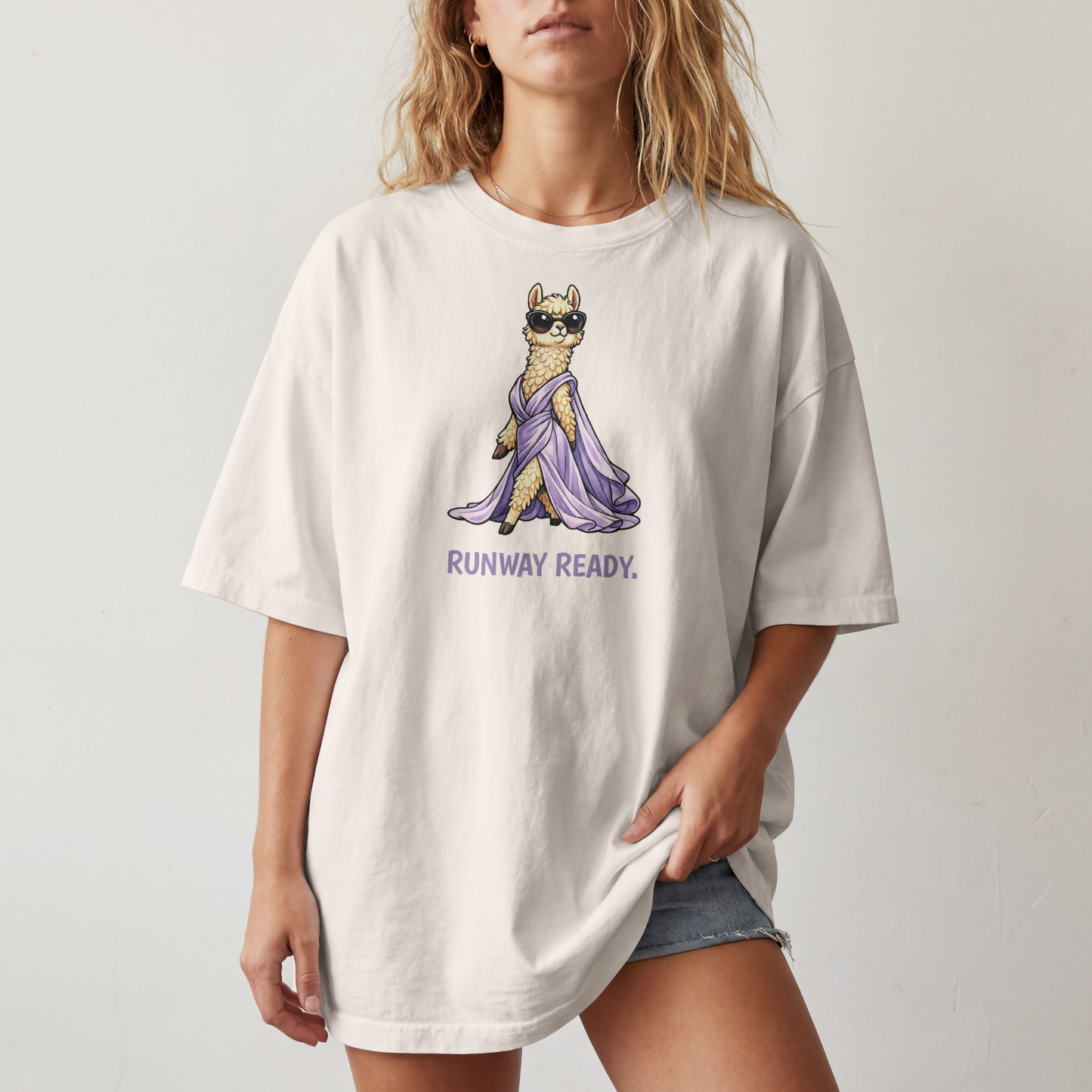 Fashion Llama T-Shirt | Couture Animal Tee | Wild & Kind Couture Creatures
