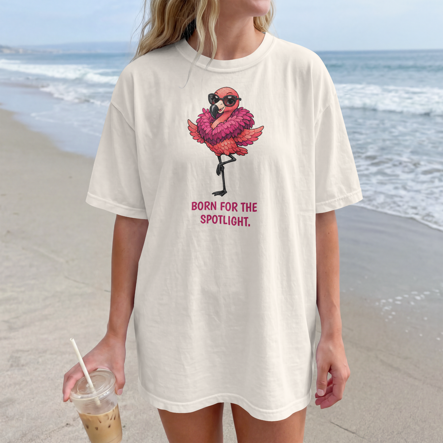 Fashion Flamingo T-Shirt | Glam Animal Tee | Wild & Kind Couture Creatures